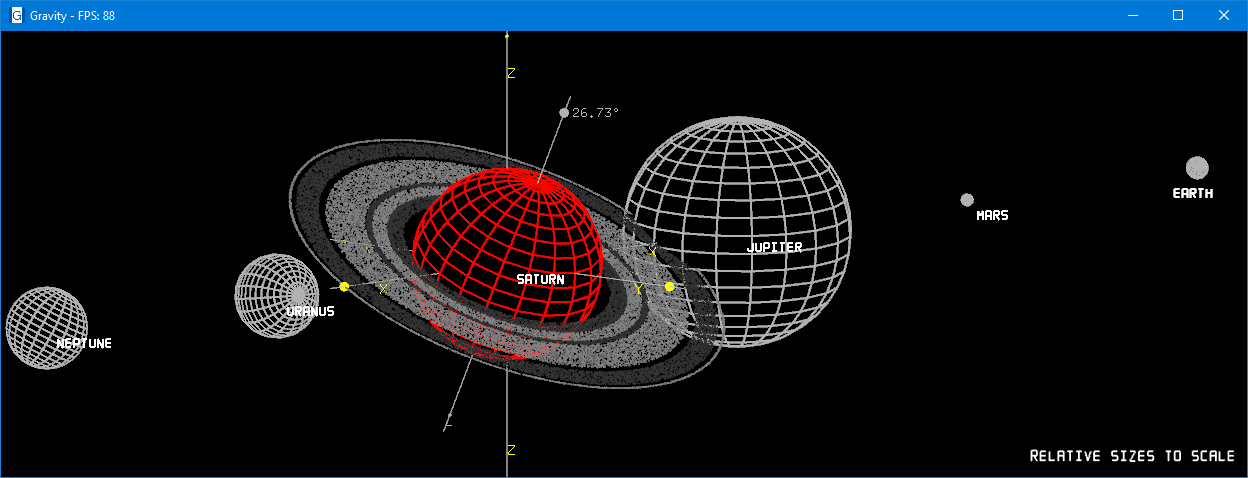 size of saturn